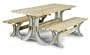 2x4basics  AnySize Picnic Table Kit, Sand