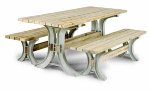 2x4basics Picnic Table Kit, Sand, 17310