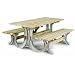 2x4basics Picnic Table Kit, Sand, 17310