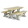 2x4basics Picnic Table Kit, Sand, 17310