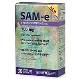 SAM-e 200 Mg Enteric Coated Tablets, By Natures Bounty - 30 Tablets