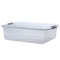 Iris Buckle Up Boxes - Clear (30 qt.) (Set of 6)