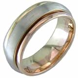 Tricolor Bare and Inimitable Wedding Band