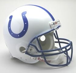 Indianapolis Colts 1995-2003 Throwback Pro Line Helmet - Football Sports Merchandise