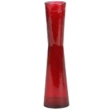 Red Munich Recycled Glass Vase Made in Spain