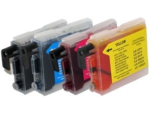 10er Komplettset Druckerpatronen für z.B. Brother DCP 135c 150c 153c 157c MFC 235c 260c 5460cn 5860cn 130c 330c 350c ersetzen LC970 und LC1000 mit 37ml Reviews