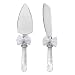 Wilton Rhinestone Cake Knife and Server Set - Stainless Steel/ Acrylic