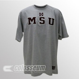 Buy Mississippi State Licensed Embroidered Logo T-Shirt by Colosseum Athletics