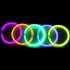 8" Glowsticks Glow Stick Bracelets Mixed Colors (Tube of 100) $9.39
