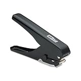 Metal Slot Punch, 9/16x1/8 Punch Size, Steel, Black/Silver