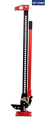 TYGER 48inch High Lift 7,000Lb (3.5Ton) Ratcheting Farm Jack For Off Road Tractor Jeep/Truck/SUV Lift Bumper & Wheel