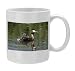 Kitchen & Housewares : Great Crested Grebe - Female transporting 3 chicks on her back - Photo Mug by Ardea