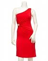 2b One Shoulder Snake Ring Dress