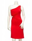 2b One Shoulder Snake Ring Dress