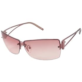Fendi FS285 Fashion Sunglasses, Rimless, Bordeaux Fade Rose Lenses