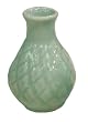 Celadon bud vase - porcelain