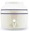 Ceramic Water Crock Dispenser - Double Blue Line