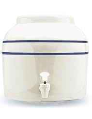Buy Ceramic Water Crock Dispenser - Double Blue Line