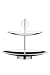 from Premier Housewares Premier Housewares 2-Tier Stainless Steel Cake Stand Model 508262