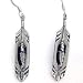 Dangle Earrings - Feather