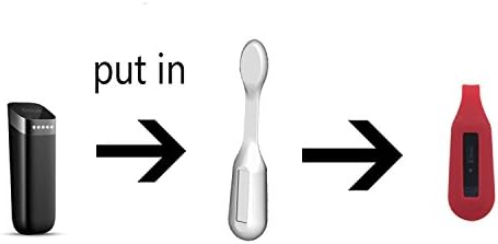 Fitbit Flex Clip Holder,POMA Colorful Smart Magnetic Silicone Replacement Clip Clasp for Fitbit Flex Activity and Sleep Tracker Monitor Wristband Strap（Black+Dark Blue）