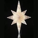 11 Fanciful Lighted Star of Bethlehem Christmas Tree Topper - Clear Lights