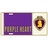 Purple Heart License Plate