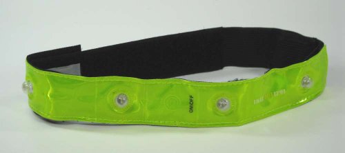 LED Reflex Armband mit 4 hellen