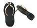 Onyx Flip-Flop Single Diamond Strap Sandal Earrings, 14k Gold