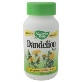 Nature's Way - Dandelion Root, 540 mg, 100 capsules