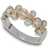1/2ctw Bezel Set Diamond Band