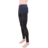 Besjex &trade; Opaque Graduated Therapeutic Footless Compression Pantyhose 20-30 mmHg, Firm Support - Satisfaction Guaranteed (Medium,Black)