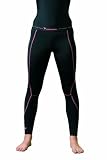 Linebreak Women's Performance Long Tights Black/Melon X-Small