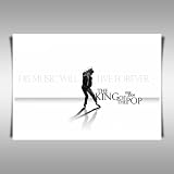 MICHAEL JACKSON LIVE FOREVER WHITE A1 CANVAS ART PRINT