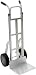 RWM Casters Aluminum Fixed Hand Truck with Dual Grip Vinyl Handle and Aluminum Center Strap, 8" Nylon Core/Rubber Wheels, Extruded Aluminum Nose Plate, 500 lbs Load Capacity, 48" Height, 14" Width x 7-1/2" Depth