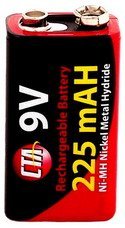 CTA DIGITAL 9V NiMH Rechargeable Battery