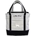 German Shepherd White Canvas Tote Bag
