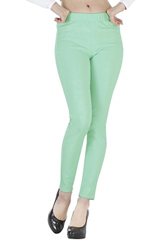 Mascara Women's Colored Stretch Skinny Jeans Jeggings Pants Elastic Waist