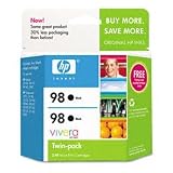 Databazaar提供 Stationery&Grocery Online Shop Ranking 4. Genuine HP 98 Ink Cartridges Twin Pack, HP C9514FN
