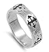 Sterling Silver Ring - Cross - Size: 10-14