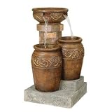 Tuscan Patio Floor Fountain