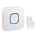 HEHUI Expandable Wireless Door Open Chime Door Entry Alarm With Operating in Range 600 feet/52 chimes/ 4 Level Volume/LED Flash /1 Magnetic Door Chime Sensor & 1 Plug-in Receiver