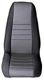 Rugged Ridge 13212.09 Black/Grey Custom Neoprene Front Seat Cover - Pair