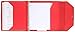 Mead Trapper Keeper 1.5 Inch Binder, 3 Ring Binder, Red (72680)