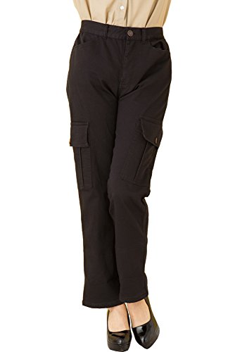 (Goldjapan)ゴールドジャパン 大きいサイズ レディース ストレッチ カーゴパンツ ロング丈パンツ ロングパンツ ワークパンツ スキニーパンツ レギンス レギパン ストレッチ パンツ ズボン 長ズボン 体型カバー オフィス フォーマル 楽チン 伸縮性 伸びる 足長 美脚 脚長 カジュアル エレガント goldfit-009