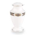 Lenox Vintage Jewel Platinum Banded Bone China Pepper Shaker