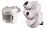 Heath - Heath Zenith SL-6026-WH-A Wireless Command Motion Activated Lamp Socket Control
