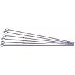 6 Chrome Plated 18 Inch Shish-ke-bab Skewers