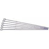 6 Chrome Plated 18 Inch Shish-ke-bab Skewers