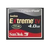 SanDisk SDCFX4-4096-901 4GB Extreme IV CompactFlash Card